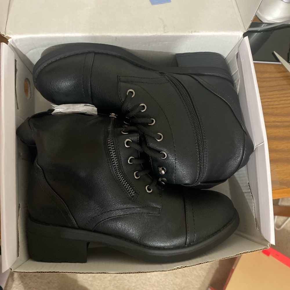 black boots